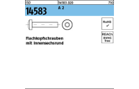 ISO 14583 A 2 Flachkopfschrauben mit Innensechsrund - Abmessung: M 5 x 6, Inhalt: 500 Stück