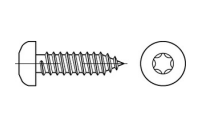 ISO 14585 A 2 Form C - ISR Flachkopf-Blechschrauben mit Spitze, mit Innensechsrund - Abmessung: 2,9 x 6,5 -C, Inhalt: 1000 Stück