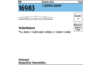 EN 16983 1.4310/1.4568 Tellerfedern - Abmessung: 20 x 8,2x0,5, Inhalt: 200 Stück