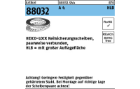 Artikel 88032 A 4 breit Heico-Lock-Scheiben, vergrößerte Auflage (Keilsicherungsscheibenpaare) - Abmessung: HLB- 8S, Inhalt: 200 Stück