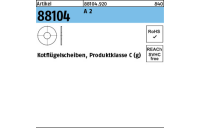 Artikel 88104 A 2 Kotflügelscheiben, Produktklasse C (g) - Abmessung: 5,3 x30 x1,5, Inhalt: 100 Stück