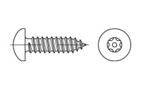 Artikel 88114 A 2 PIN-ISR Diebstahlhemmende Schrauben, Linsenkopf DIN 7981, Blechschr.-gew., ISR u. Zapfen - Abmessung: C 4,8 x 32, Inhalt: 100 Stück