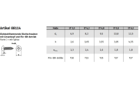 Artikel 88114 A 2 PIN-ISR Diebstahlhemmende Schrauben, Linsenkopf DIN 7981, Blechschr.-gew., ISR u. Zapfen - Abmessung: C 5,5 x 25, Inhalt: 100 Stück