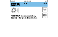 Artikel 88125 A 4 Form B TECKENTRUP-Sperrkantscheiben für große Druckflächen - Abmessung: B 6x18,2 x1,4, Inhalt: 1000 Stück