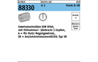 Artikel 88330 A 2 Form A-SR Gewindeeinsätze DIN 8140 für Nutz-Regelgewinde - Abmessung: M 3 x 6, Inhalt: 25 Stück