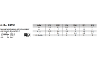 Artikel 89096 A 2 CE Ruko-Z Spanplattenschrauben, Halbrundkopf, Pozidriv-Kreuzschlitz - Abmessung: 3,5 x 30 -Z, Inhalt: 1000 Stück