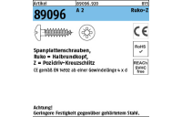 Artikel 89096 A 2 CE Ruko-Z Spanplattenschrauben, Halbrundkopf, Pozidriv-Kreuzschlitz - Abmessung: 4 x 40 -Z, Inhalt: 1000 Stück