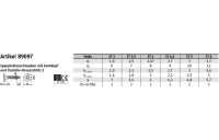 Artikel 89097 A 2 CE Seko-Z Spanplattenschrauben, Senkkopf, Pozidriv-Kreuzschlitz - Abmessung: 4,5 x 30 -Z, Inhalt: 200 Stück