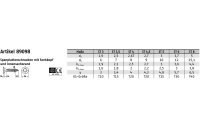 Artikel 89098 A 2 CE Seko-ISR Spanplattenschrauben mit Vollgew., Senkkopf, Innensechsrund - Abmessung: 3 x 25 -T10, Inhalt: 200 Stück