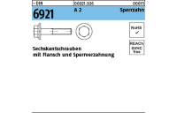 ~DIN 6921 A 2 Sperrzahn Sechskantschrauben mit Flansch Sperrverzahnung - Abmessung: M 10 x 60, Inhalt: 100 Stück