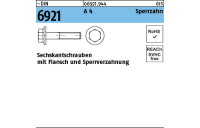 ~DIN 6921 A 4 Sperrzahn Sechskantschrauben mit Flansch Sperrverzahnung - Abmessung: M 10 x 20, Inhalt: 100 Stück