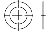~DIN 988 A 2 Passscheiben - Abmessung: 6 x 12 x 0,25, Inhalt: 100 Stück