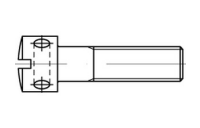 DIN 404 1.4305  Kreuzlochschrauben mit Schlitz - Abmessung: M 3  x 16, Inhalt:  200 Stück