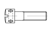 DIN 404 1.4305  Kreuzlochschrauben mit Schlitz - Abmessung: M 5  x 16, Inhalt:  50 Stück