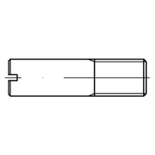 DIN 427 1.4305  Schaftschrauben mit Kegelkuppe und Schlitz - Abmessung: M 10  x 30, Inhalt:  50 Stück