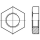 DIN 431 A4 Form B Rohrmuttern mit zölligem Rohrgewinde G, einseitige Gewindeansenkung - Abmessung: BG 1 1/2", Inhalt:  5 Stück