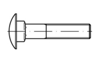 DIN 603 A2 Flachrundschrauben mit Vierkantansatz - Abmessung: M 8 x 12, Inhalt:  100 Stück
