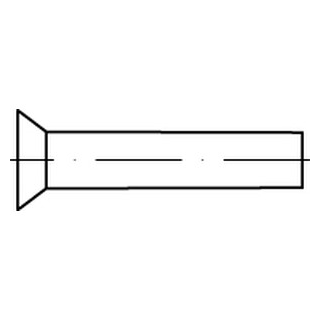DIN 661 A2  Senkniete - Abmessung: M 2 x 25, Inhalt:  500 Stück