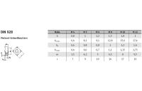 DIN 928 A4 Vierkant-Schweißmuttern - Abmessung: M 10, Inhalt:  100 Stück