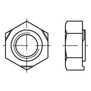 DIN 929 A4 Sechskant-Schweißmuttern - Abmessung: M 5, Inhalt:  1000 Stück