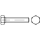 DIN 933 A2 Sechskantschrauben mit Gewinde bis Kopf und Schlitz - Abmessung: M 5 SZx 25, Inhalt:  500 Stück