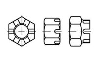 DIN 935 A2 Kronenmuttern - Abmessung: M 22, Inhalt:  25 Stück