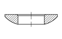 DIN 6319 A4 Form C Kugelscheiben - Abmessung: 10,5 x 21 x 4, Inhalt:  50 Stück