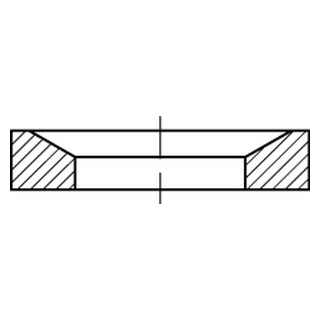 DIN 6319 A4 Form D Kegelpfannen - Abmessung: 19 x 30 x 9,5, Inhalt:  25 Stück