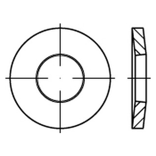 DIN 6796 A2  Spannscheiben für Schraubenverbindungen - Abmessung: 5 x 11 x , Inhalt:  500 Stück