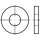 DIN 7349 A2 100 HV Scheiben für Schrauben mit schweren Spannstiften - Abmessung: 10,5 x 25 x 4, Inhalt:  200 Stück