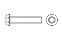 ~ISO 7380-1 A2 Flachkopfschrauben mit Innensechsrund - Abmessung: M 2 x 6, Inhalt:  1000 Stück