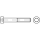 DIN 7984 A4 Zylinderschrauben mit Innensechskant, niedriger Kopf - Abmessung: M 5 x 70, Inhalt:  100 Stück