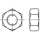 ISO 8673 A2  Sechskantmutter, ISO-Typ 1 mit metrischem Feingewinde - Abmessung: M 16 x 1,5, Inhalt:  50 Stück