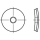 Artikel 9055 A4  Dichtscheiben, gewölbte Metallscheiben mit aufvukanisierter Dichtungslage - Abmessung: 5,3 x 19 x 1, Inhalt:  1000 Stück